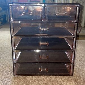 6 drawer makeup storage